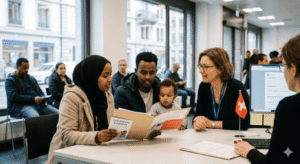 personnes demand d'aide sociale